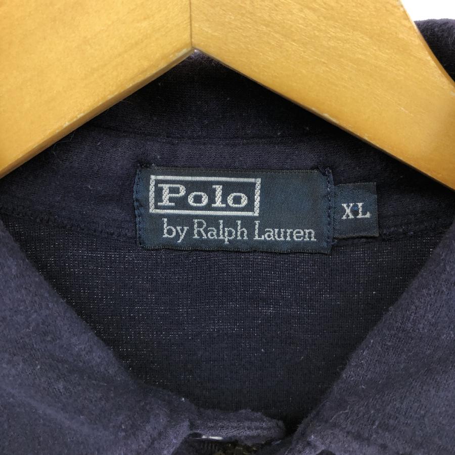 古着 ラルフローレン Ralph Lauren POLO by 襟付き ハーフジップ  