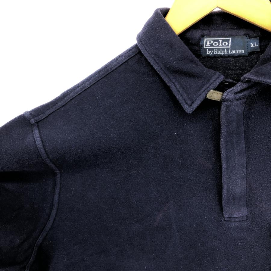 古着 ラルフローレン Ralph Lauren POLO by 襟付き ハーフジップ  