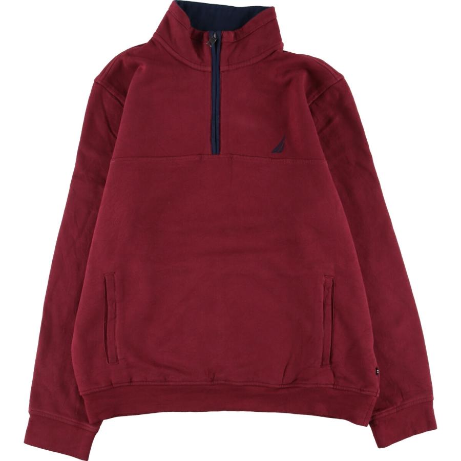 大人気！！【nautica ノーティカ】ハーフジップスウェットシャツ NAUTICA 古着 00年代〜 ノーティカ ハーフジップスウェット