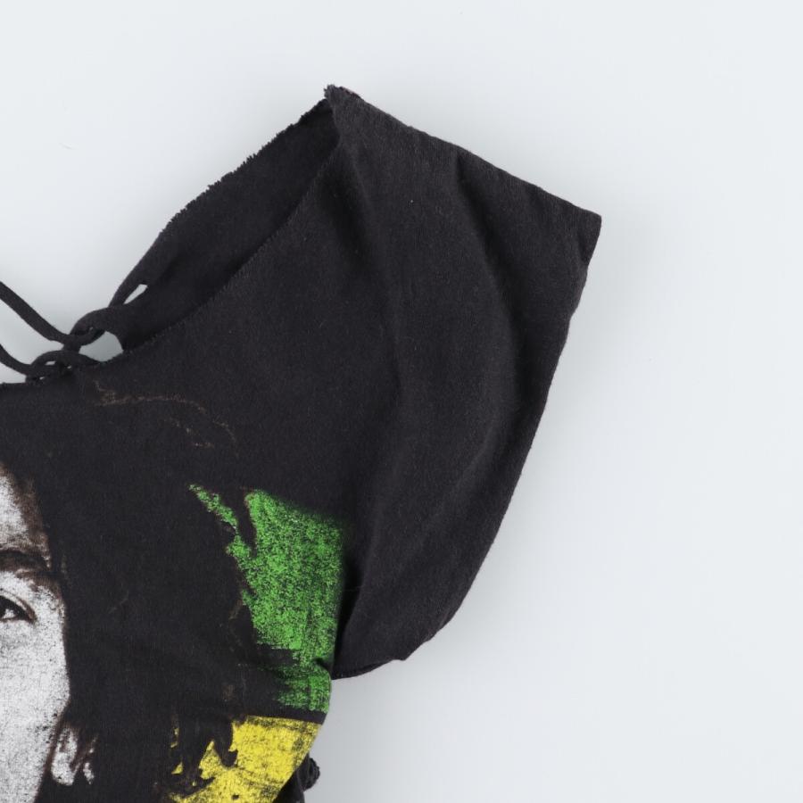 古着 BOB MARLEY ボブマーリー リメイク ノースリーブ カットオフ バンドTシャツ バンT レディースM相当 /eaa430035 古着 BOB MARLEY ボブマーリー リメイク ノースリーブ カット