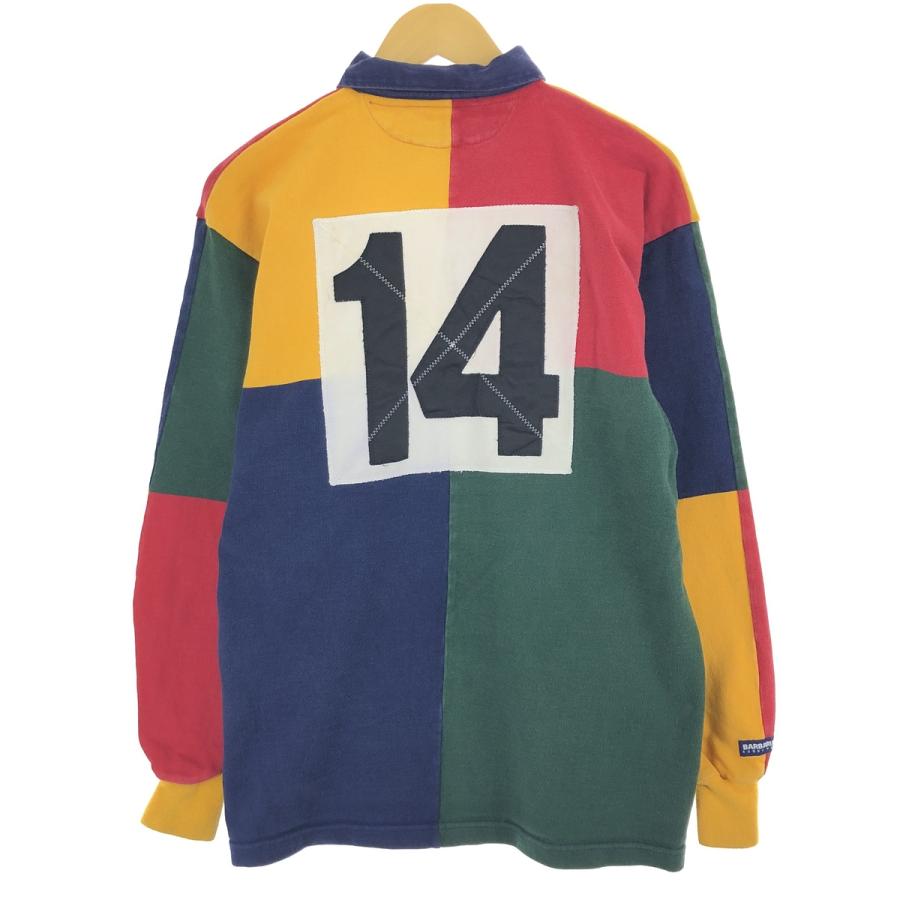 CANTERBURY ラガーシャツ XL クレイジーパターン 長袖 好配色 CANTERBURY ラガーシャツ XL クレイジーパターン 長袖 好配色