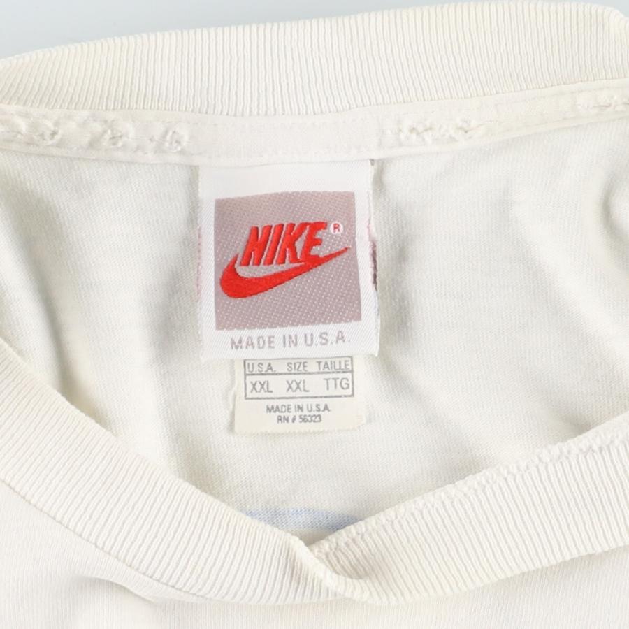 古着 90年代 ナイキ NIKE 銀タグ バックプリント プリントTシャツ USA製 メンズXXL ヴィンテージ /eaa431390｜jamtrading1｜03