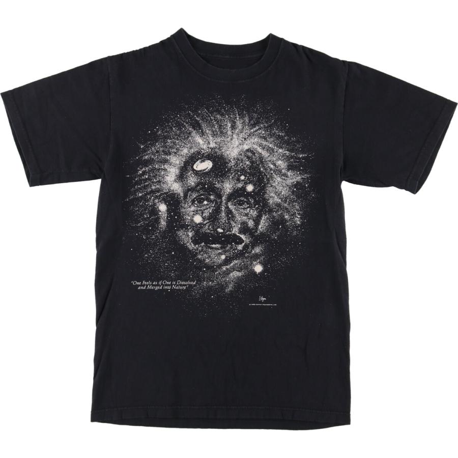 古着 anvil EINSTEIN アインシュタイン プリントTシャツ レディースS /eaa431535 古着 anvil EINSTEIN アインシュタイン プリントTシャツ