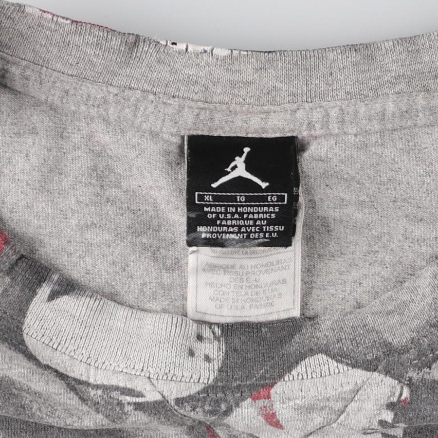 古着 ナイキ NIKE JORDAN BRAND ジョーダンブランド 総柄 大判プリント スポーツTシャツ メンズXL ヴィンテージ /eaa431889｜jamtrading1｜03