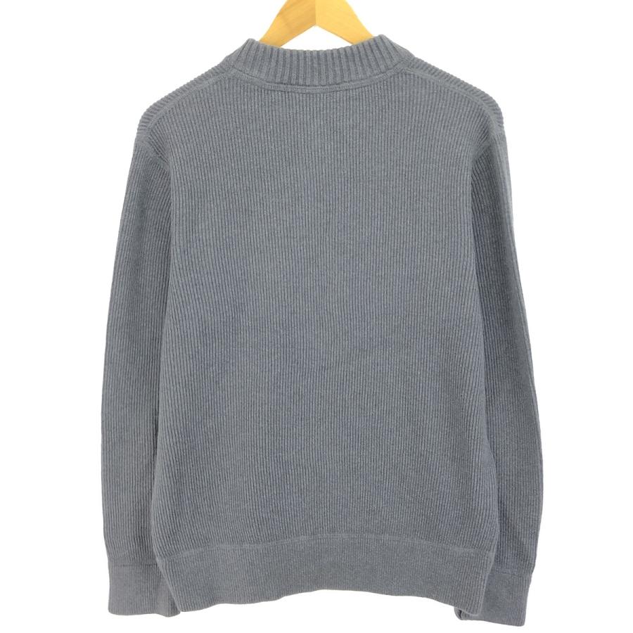 Eddie Bauer（エディーバウアー） 古着 リブ編み ヘンリーネック