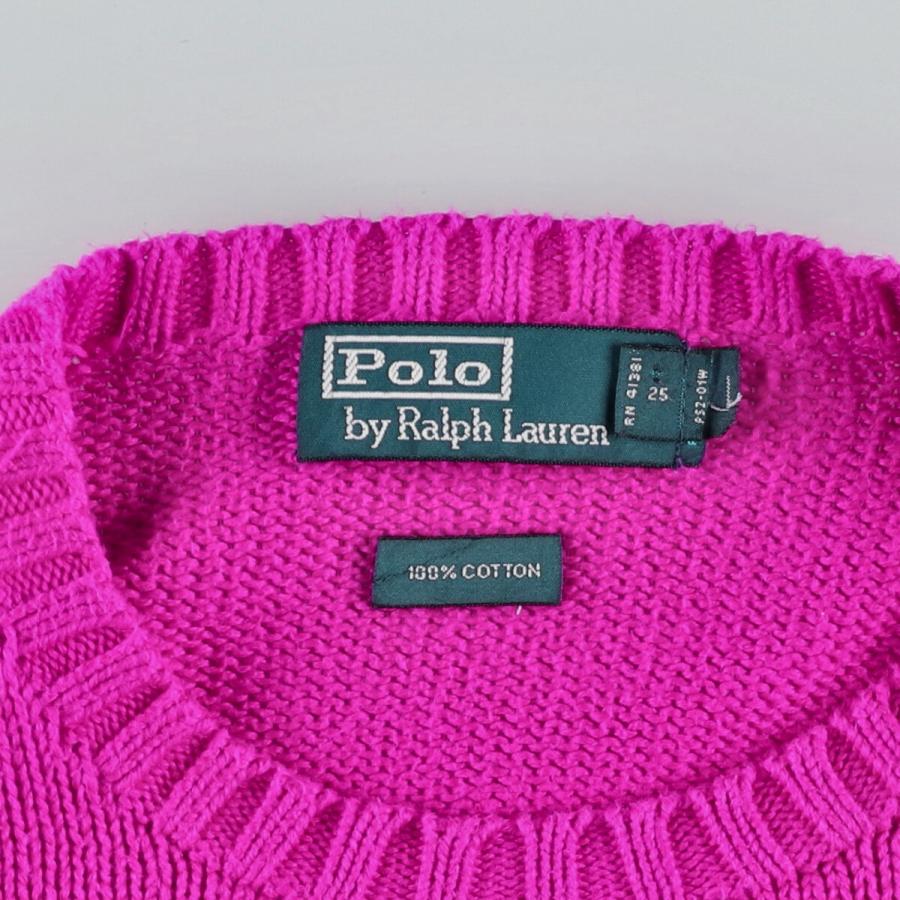 古着 ラルフローレン Ralph Lauren POLO by Ralph Lauren コットンニットセーター レディースL相当 /eaa434562 ss2503_30 古着 ラルフローレン Ralph Lauren POLO by コットンニット