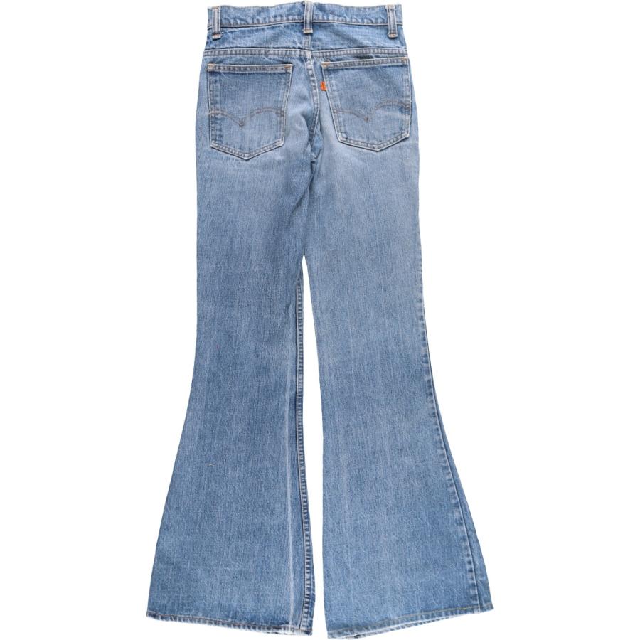 古着 70年代 リーバイス Levi's ベルボトムデニムパンツ レディースL(w28) ヴィンテージ /eaa435016｜jamtrading1｜02