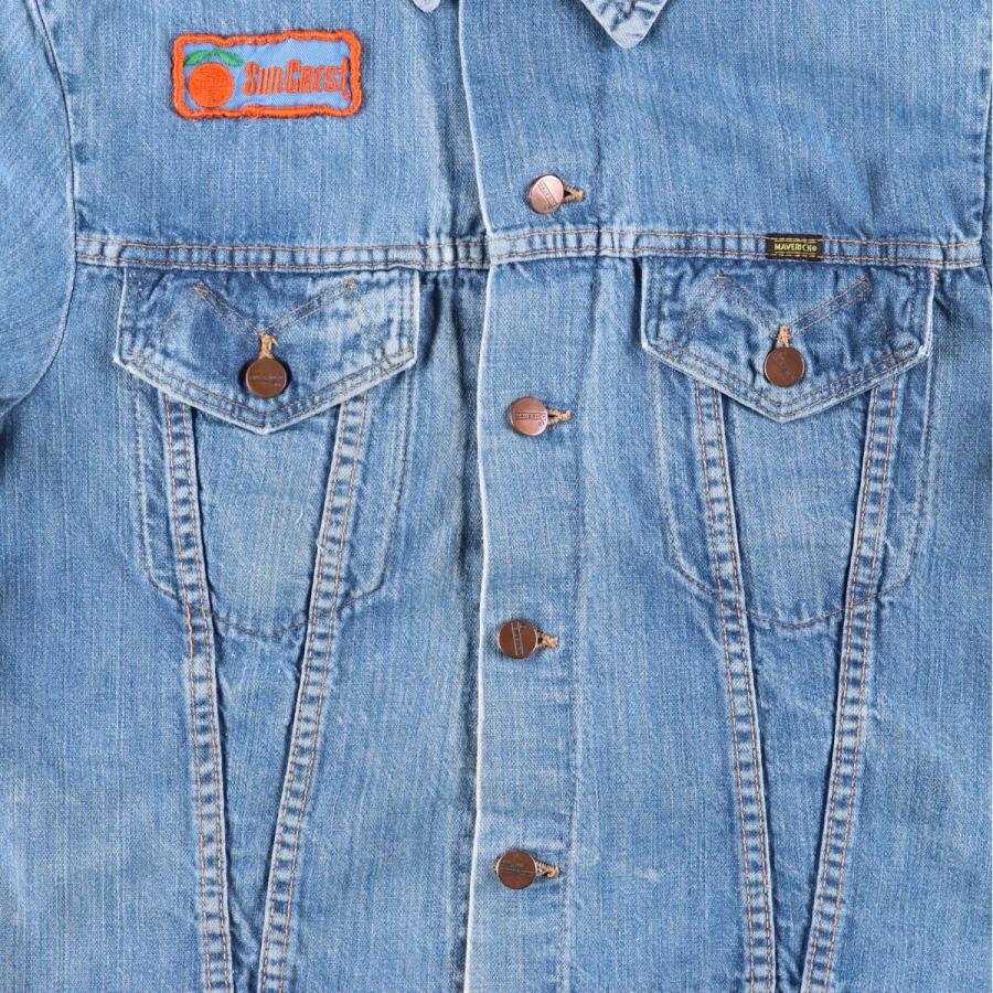 古着 70年代~ マーベリック Maverick バック刺繍 デニム