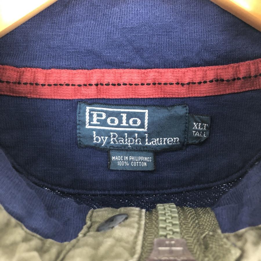 古着 ラルフローレン Ralph Lauren POLO by Ralph Lauren ハーフスナップ スウェットシャツ トレーナー メンズXL /eaa436761｜jamtrading1｜03