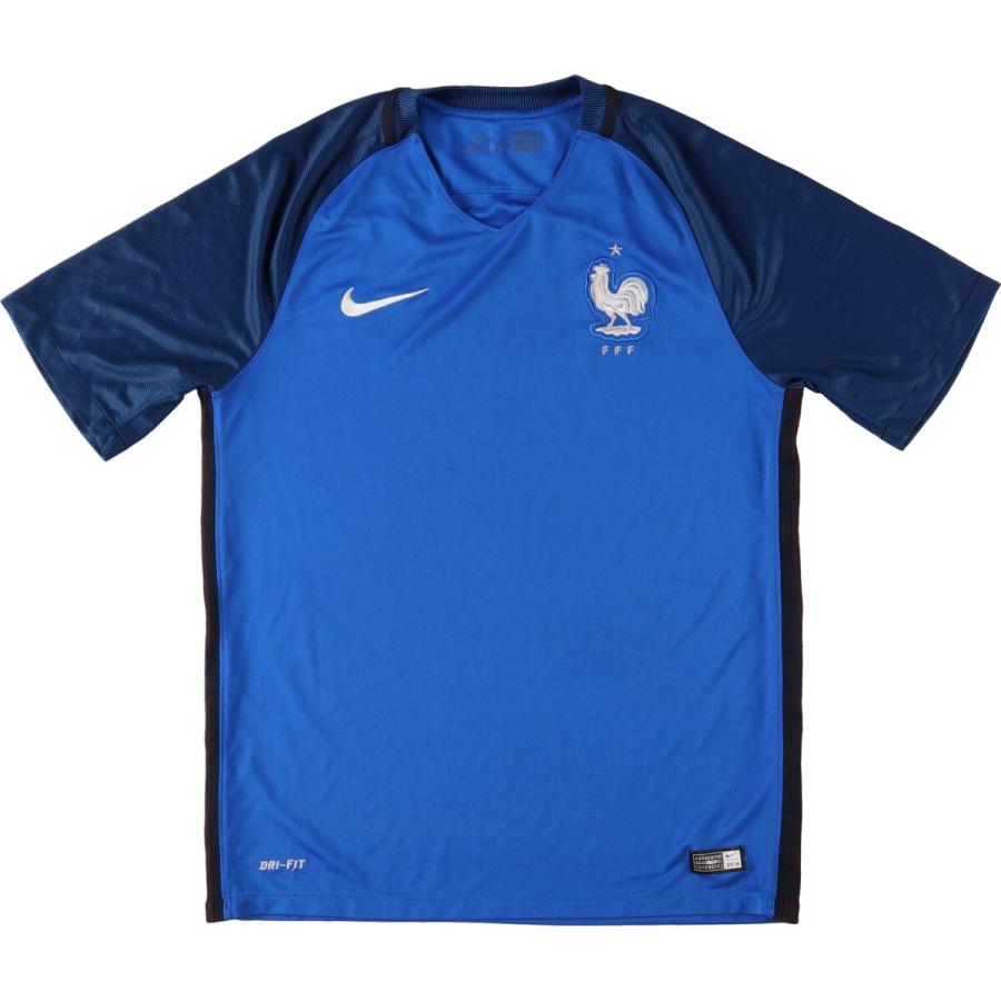 NIKE 古着 ナイキ DRI-FIT フランス代表 Vネック メッシュ