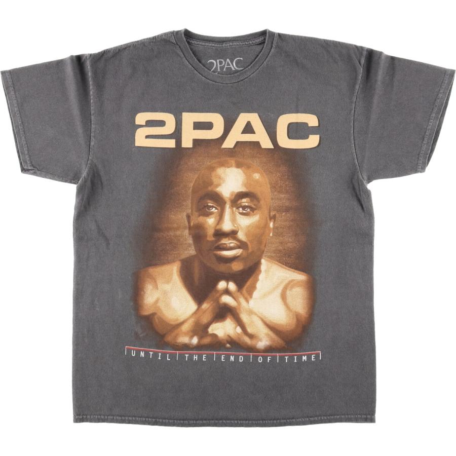 古着 2pac トゥーパック ラップTシャツ ラップT メンズM