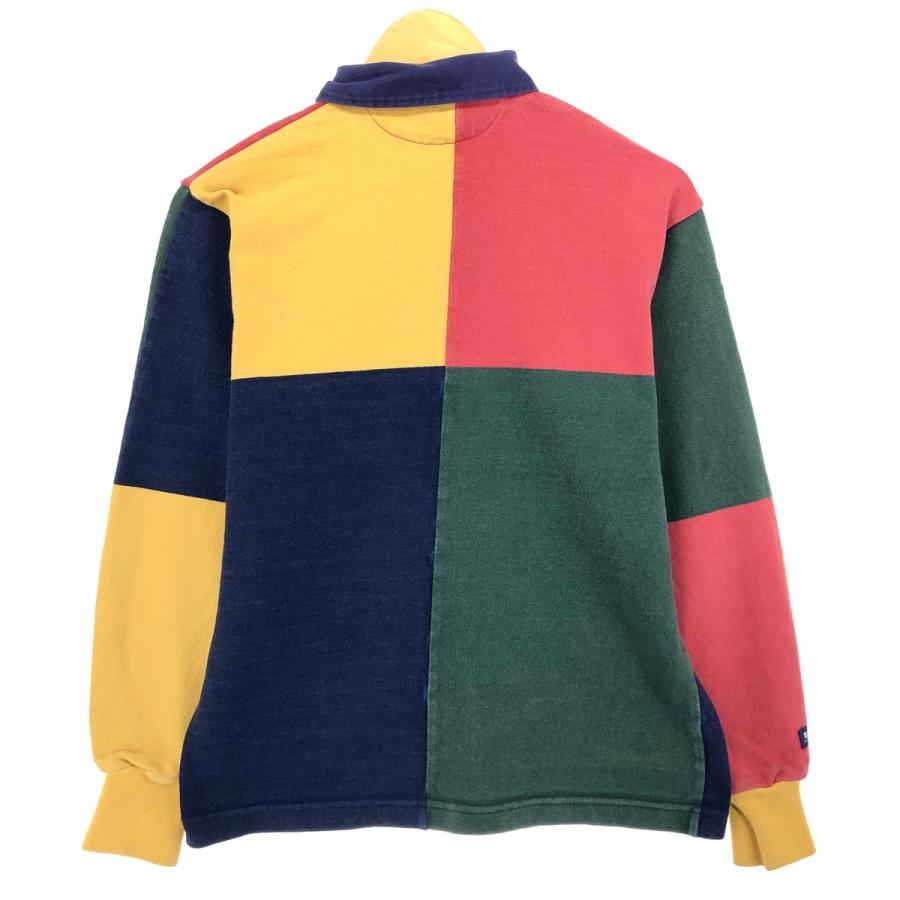 古着 バーバリアン BARBARIAN 長袖 ラガーシャツ カナダ製 メンズXS