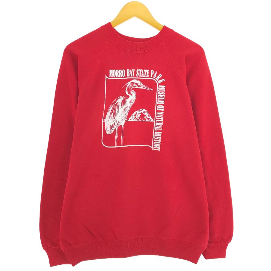 Hanes 古着 80年代 ヘインズ 青タグ 鳥柄 アニマル スウェット Hanes 古着 80年代 ヘインズ 青タグ 鳥柄 アニマル スウェット