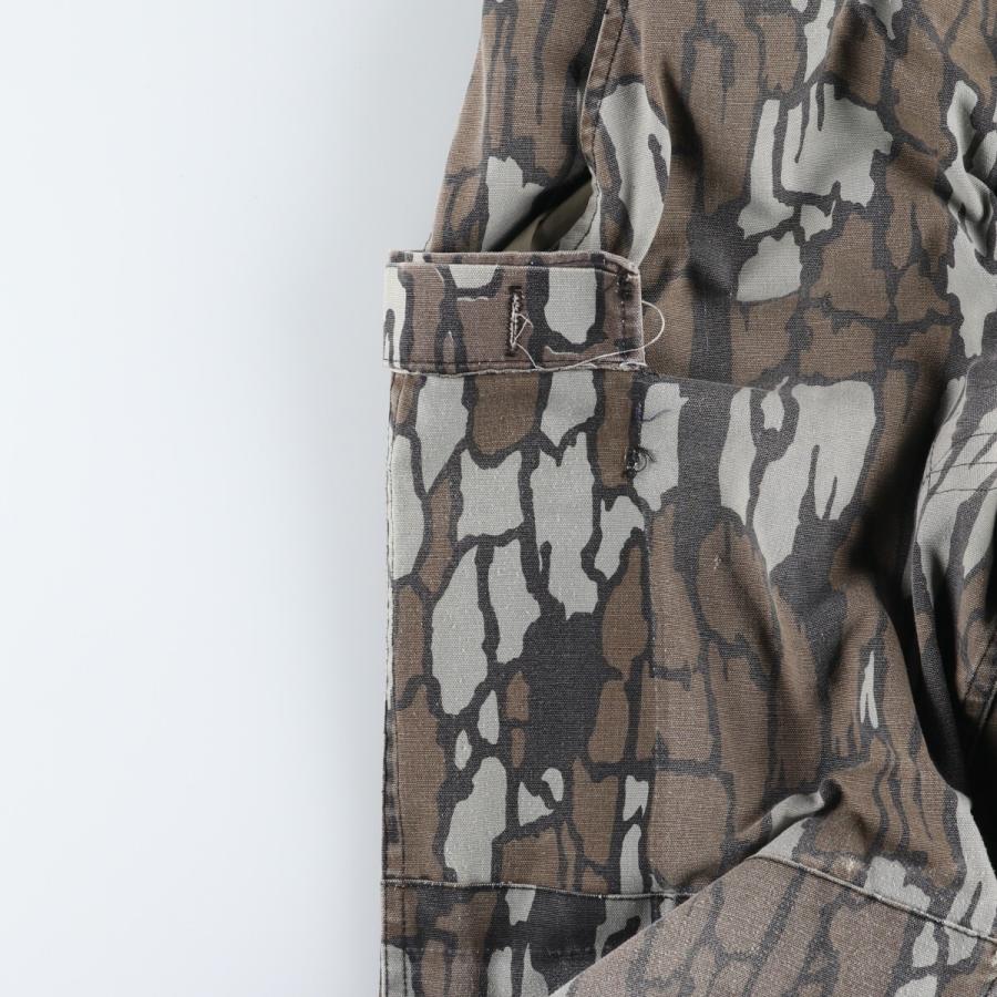 古着 民間品 迷彩柄 ツリーバークカモ ダブルニー ミリタリー