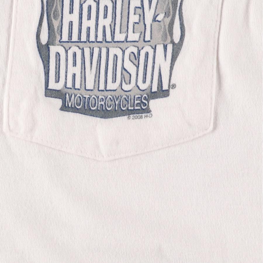 古着 00年代 ハーレーダビッドソン Harley-Davidson ロングTシャツ ロンT USA製 メンズXXL /eaa440524｜jamtrading1｜04