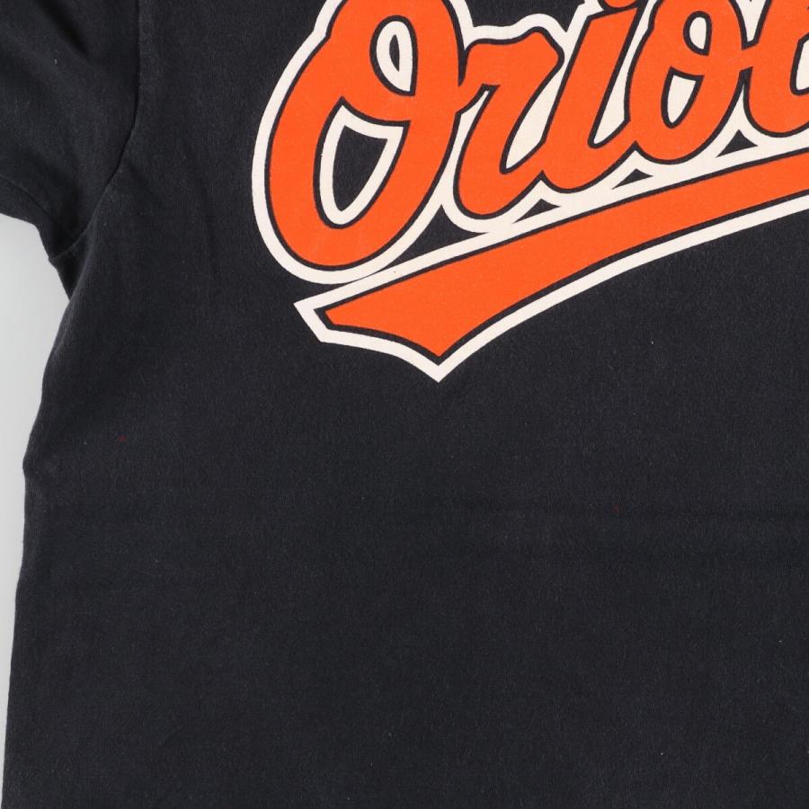 古着 90年代 MAJESTIC MLB BALTIMORE ORIOLES ボルチモアオリオールズ ロゴTシャツ USA製 メンズM ヴィンテージ /eaa442280｜jamtrading1｜06