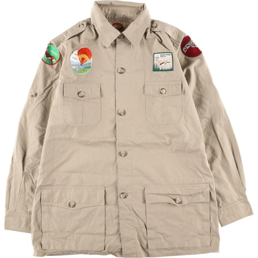 デッドストック 80s バナナリパブリック サファリジャケット XL相当 BANANA REPUBLIC（バナナリパブリック） 古着 80年代 旧タグ サファリ
