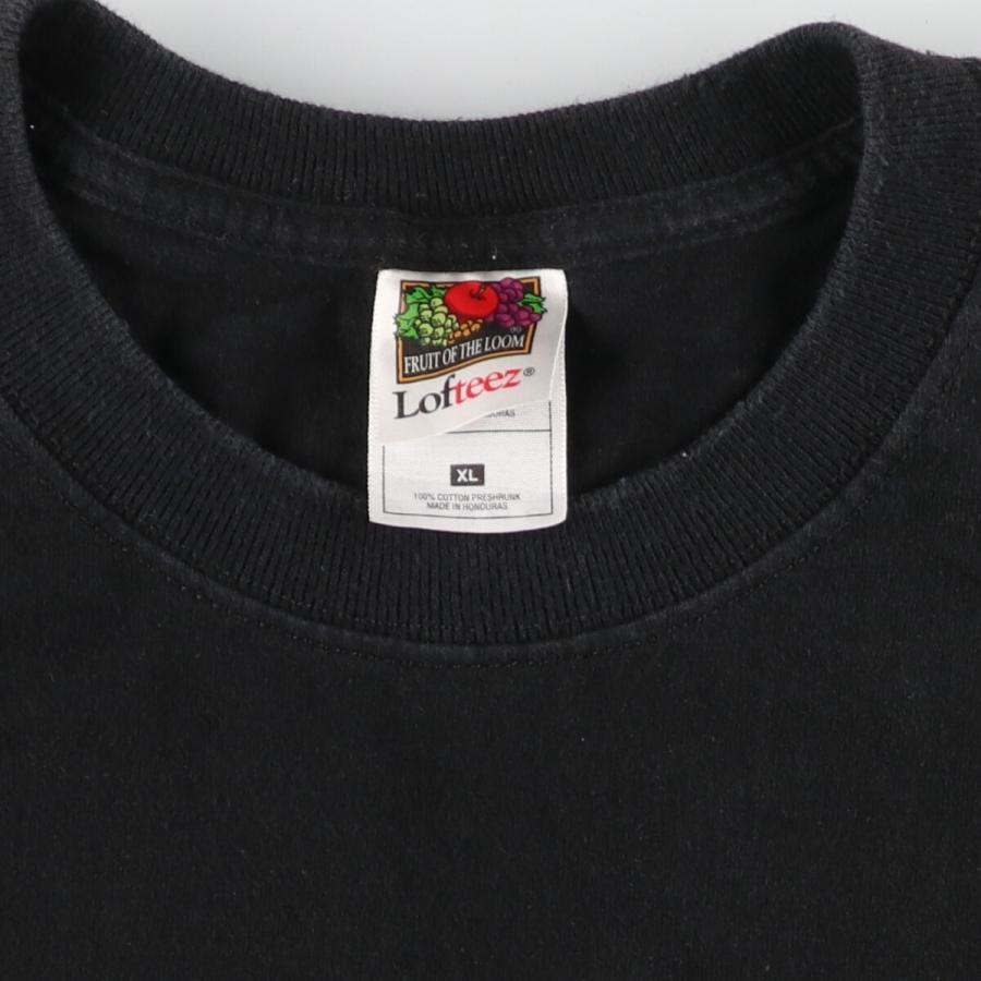 古着 00年代 フルーツオブザルーム FRUIT OF THE LOOM カエル柄 アニマルTシャツ メンズXL /eaa443429｜jamtrading1｜03