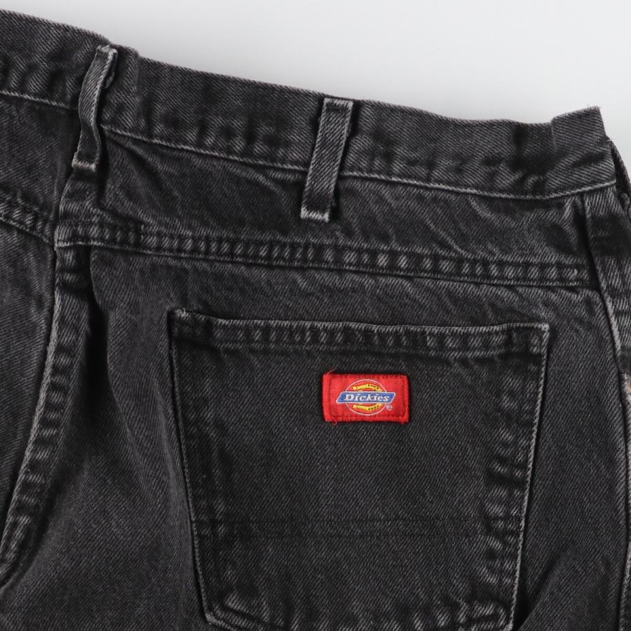 古着 ディッキーズ Dickies ダブルニー ブラックデニム ペインターパンツ メンズw37  /eaa443842｜jamtrading1｜03