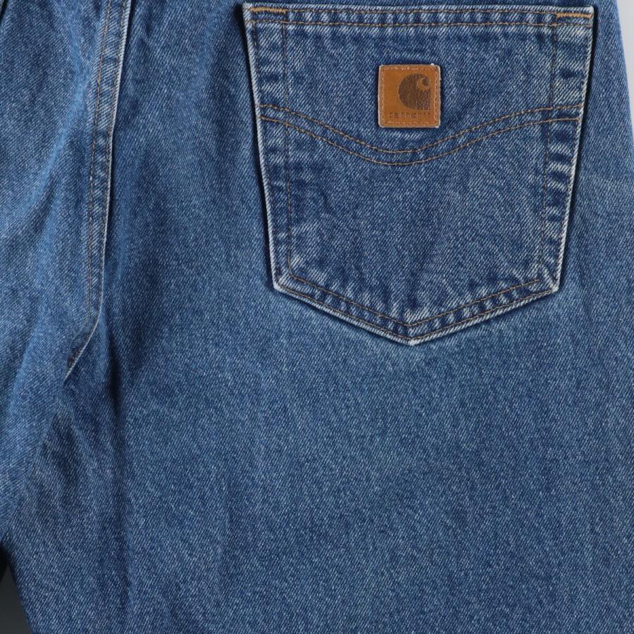 古着 カーハート Carhartt Traditional FIT テーパードデニムパンツ メンズw37 /eaa444478｜jamtrading1｜04