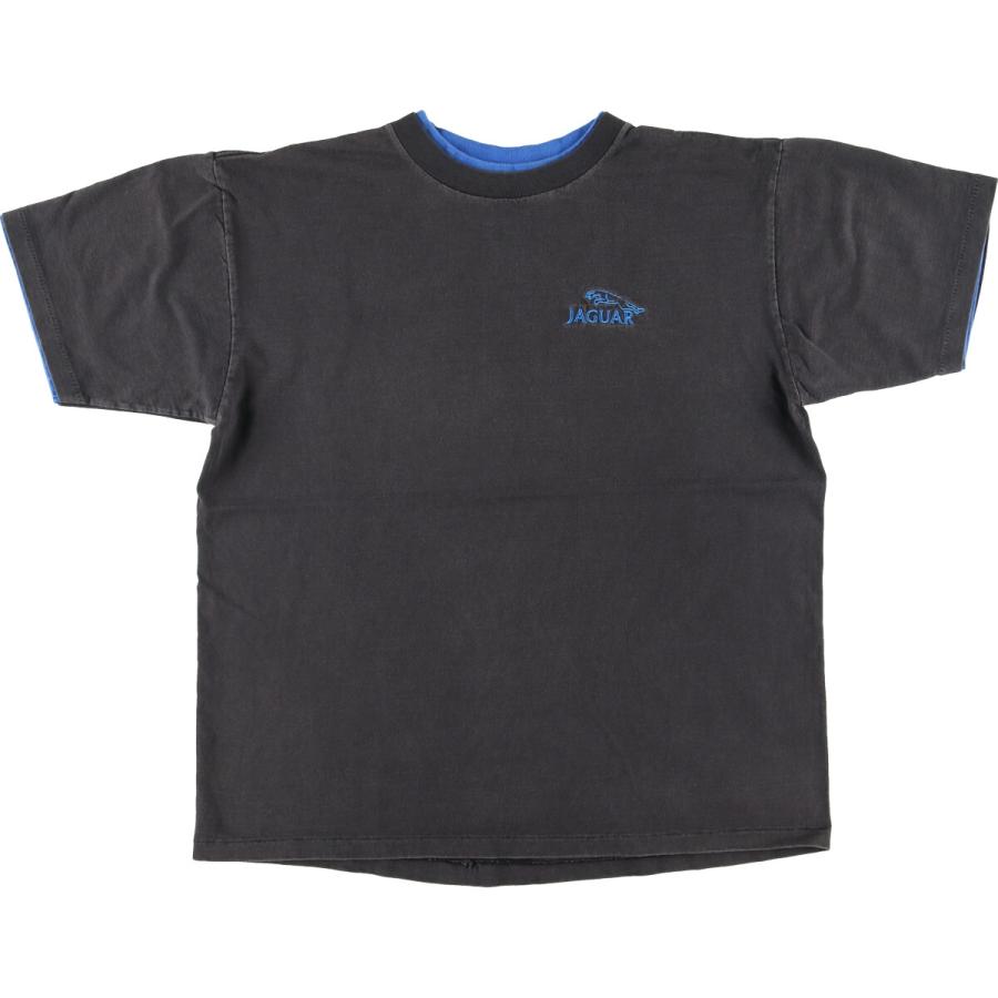 ジェラシックパーク　オニータ　 XL USA シングル　old ビンテージ 古着 90年代 オニータ ONEITA JAGUAR ジャガー 刺繍Tシャツ USA製