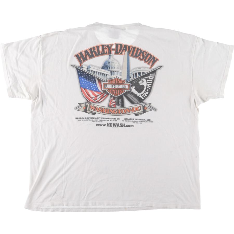 古着 ビッグサイズ ハーレーダビッドソン Harley-Davidson モーターサイクル バイクTシャツ USA製 メンズXXXL /eaa445988｜jamtrading1｜02