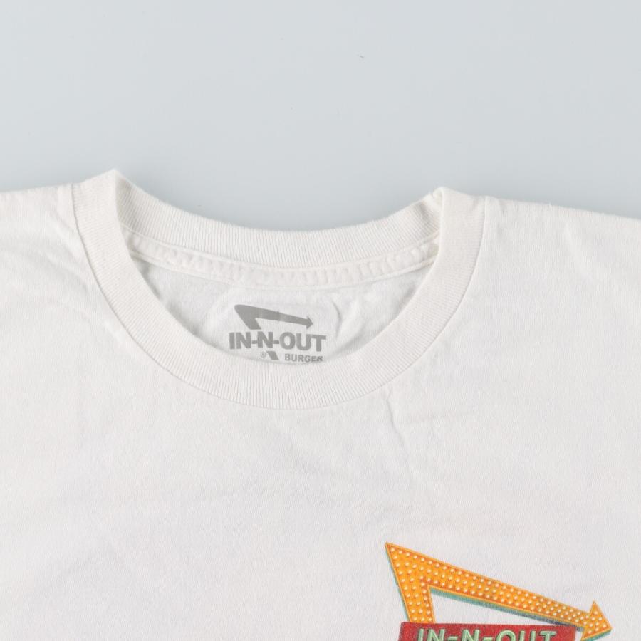 古着 IN-N-OUT BURGER バックプリント アドバタイジングTシャツ メンズL /eaa446354｜jamtrading1｜05