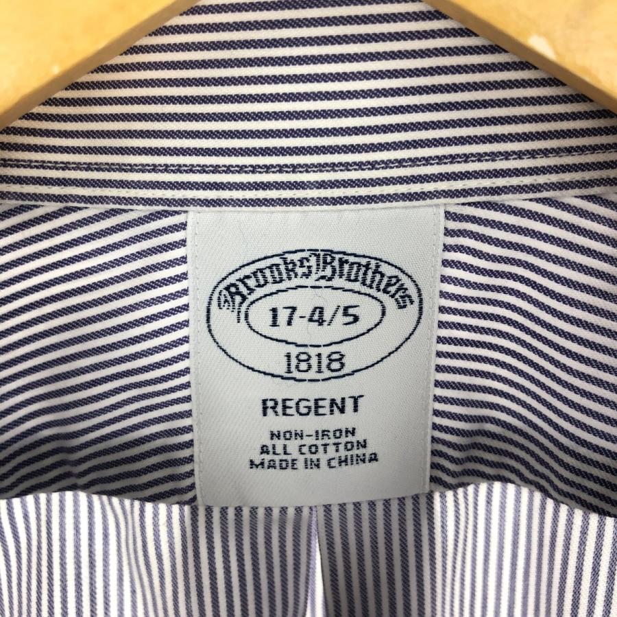 古着 ブルックスブラザーズ Brooks Brothers REGENT ワイドカラー 長袖 コットンストライプシャツ メンズL /eaa446513｜jamtrading1｜03