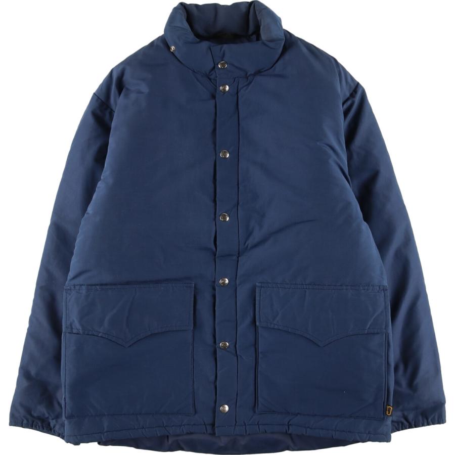 【古着】90's Woolrich 中綿入りスイングトップ ジャケット/ブルゾン Woolrich】90s 中綿入りスイングトップジャケット 紺 L相当