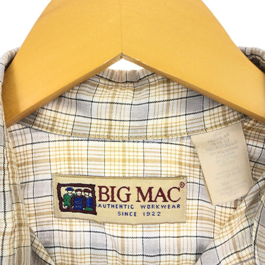 古着 90年代 ビッグマック BIG MAC 長袖 チェックシャツ USA製 メンズM ヴィンテージ /eaa447481｜jamtrading1｜03