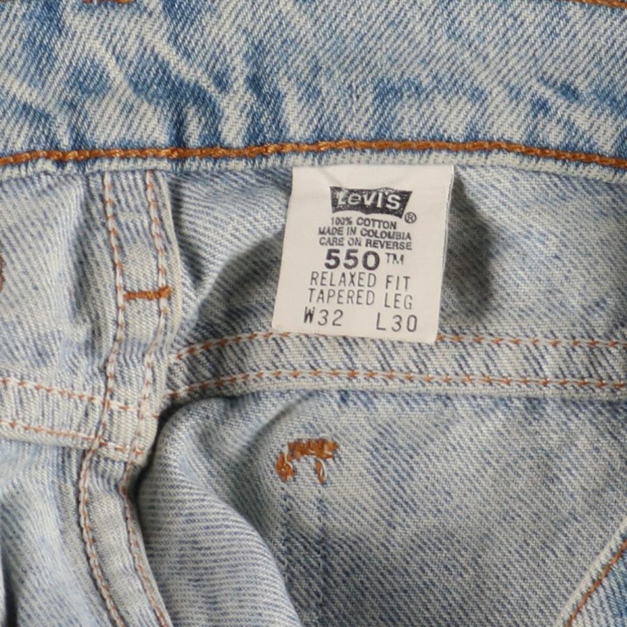 古着 90年代 リーバイス Levi's 550 RELAXED FIT テーパードデニムパンツ メンズW32 ヴィンテージ /eaa447612｜jamtrading1｜04