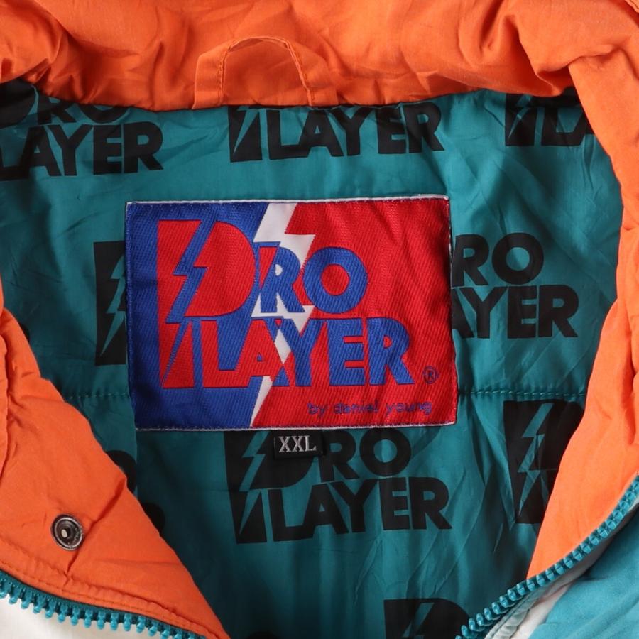 【PRO PLAYER】NFL マイアミドルフィンズ 中綿ジャケット ブルゾン 古着 90年代 PRO PLAYER NFL マイアミドルフィンズ 中綿