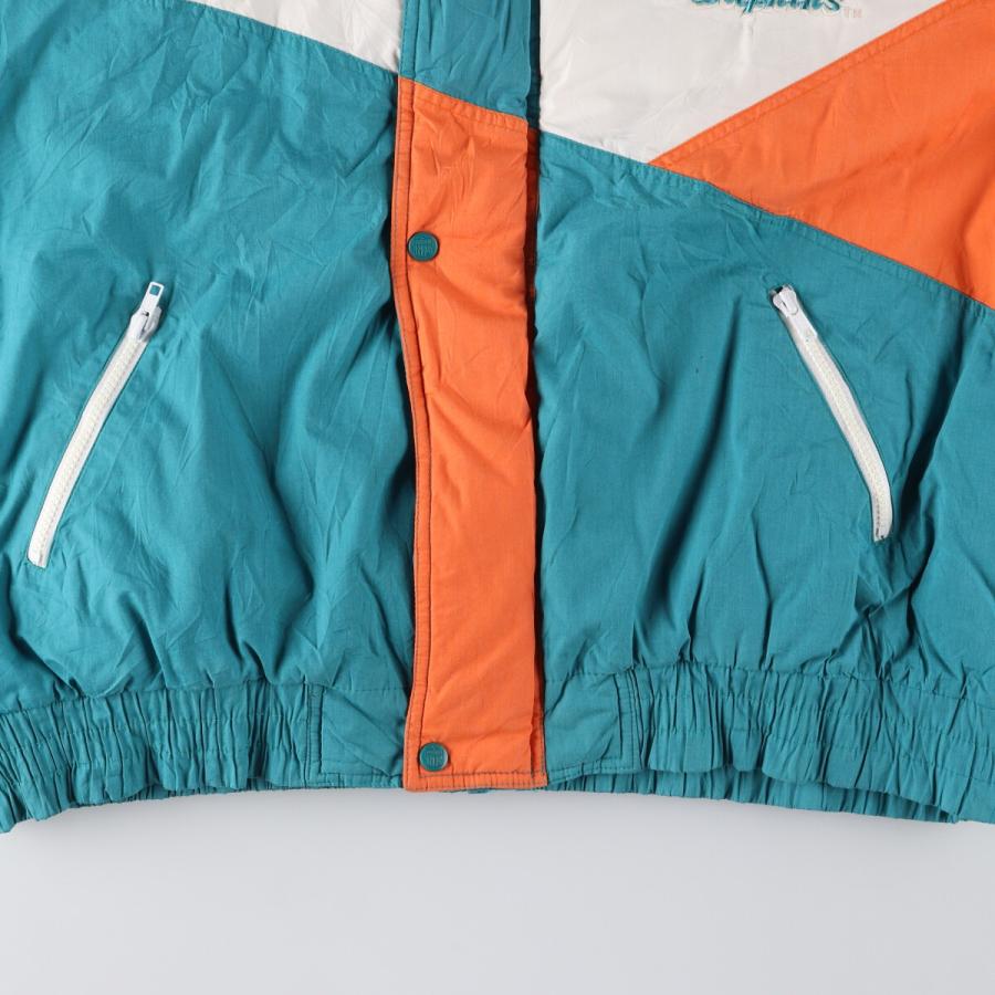 古着 90年代 PRO PLAYER NFL マイアミドルフィンズ 中綿