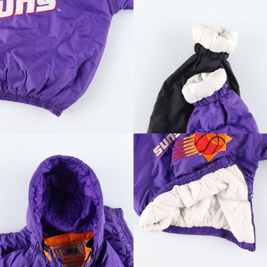 古着 90年代 APEX ONE NBA フェニックスサンズ プルオーバー ハーフ