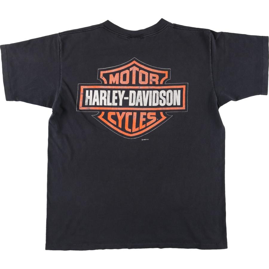 古着 90年代 ハーレーダビッドソン Harley-Davidson モーターサイクル バイクTシャツ USA製 メンズL ヴィンテージ /eaa447830｜jamtrading1｜02