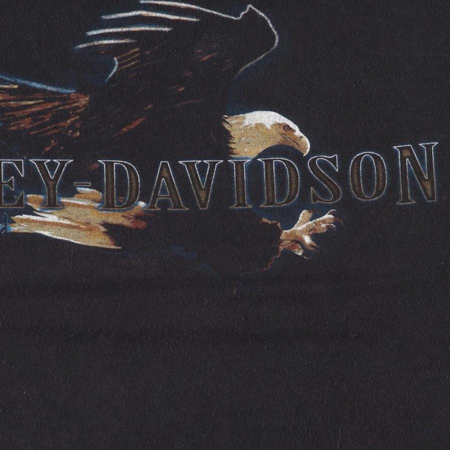 古着 00年代 ハーレーダビッドソン Harley-Davidson 鷲柄 イーグル柄 モーターサイクル バイクTシャツ USA製 メンズXL /eaa448395｜jamtrading1｜04