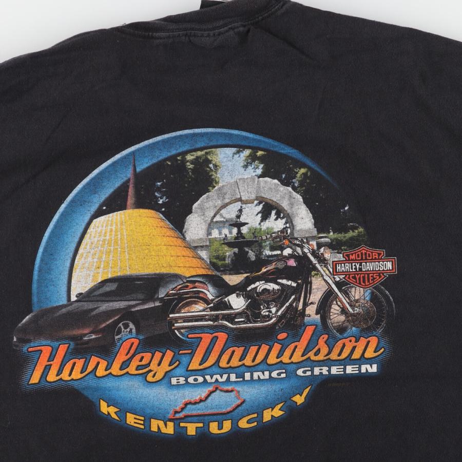 古着 00年代 ハーレーダビッドソン Harley-Davidson 鷲柄 イーグル柄 モーターサイクル バイクTシャツ USA製 メンズXL /eaa448395｜jamtrading1｜08