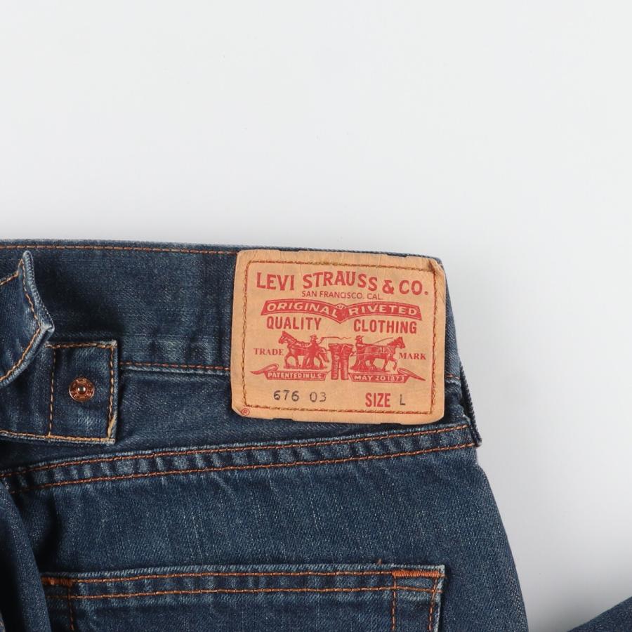 古着 リーバイス Levi's 676 ブーツカットデニムパンツ メンズL /eaa448792｜jamtrading1｜03