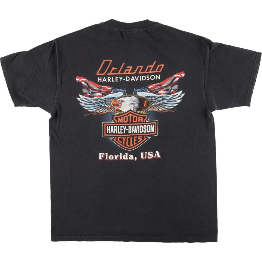 古着 00年代 ハーレーダビッドソン Harley-Davidson モーターサイクル バイクTシャツ USA製 メンズL /eaa448900｜jamtrading1｜02