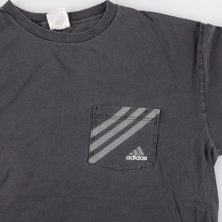 古着 90年代 アディダス adidas ロゴTシャツ USA製 メンズL ヴィンテージ /eaa448939｜jamtrading1｜05