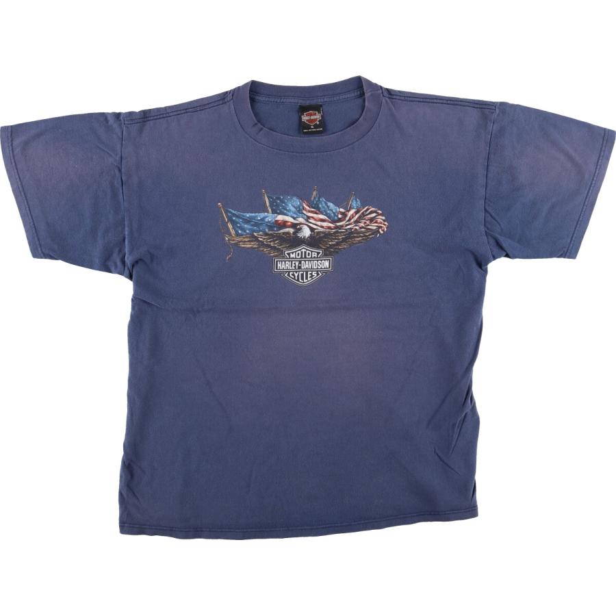 古着 90年代 ハーレーダビッドソン Harley-Davidson 鷲柄 モーター  