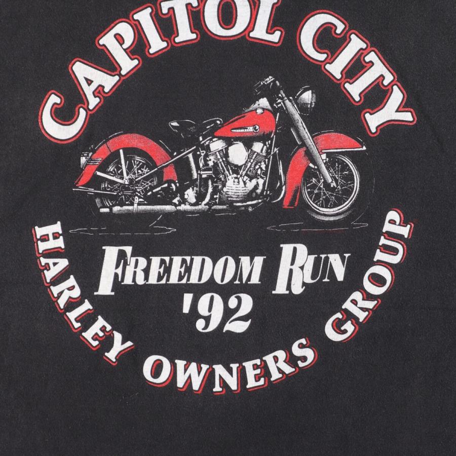 古着 90年代 ハーレーダビッドソン Harley-Davidson 鷲柄 イーグル柄 モーターサイクル バイクTシャツ メンズXL ヴィンテージ /eaa448999｜jamtrading1｜08