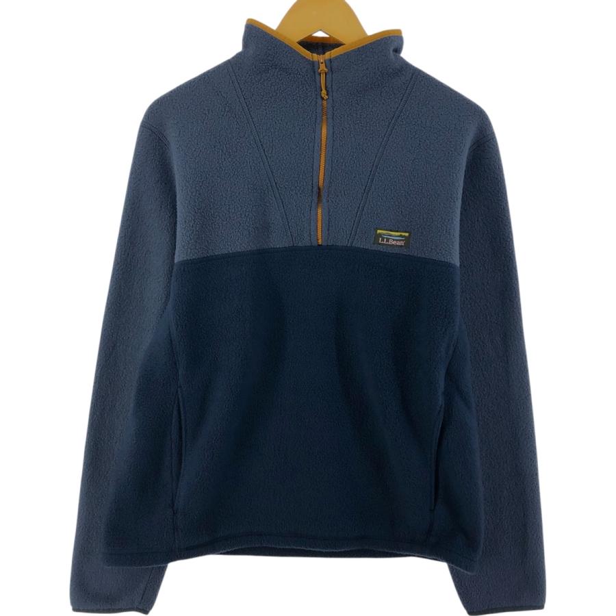 L.L.Bean 古着 90~00年代 エルエルビーン ハーフジップ フリース