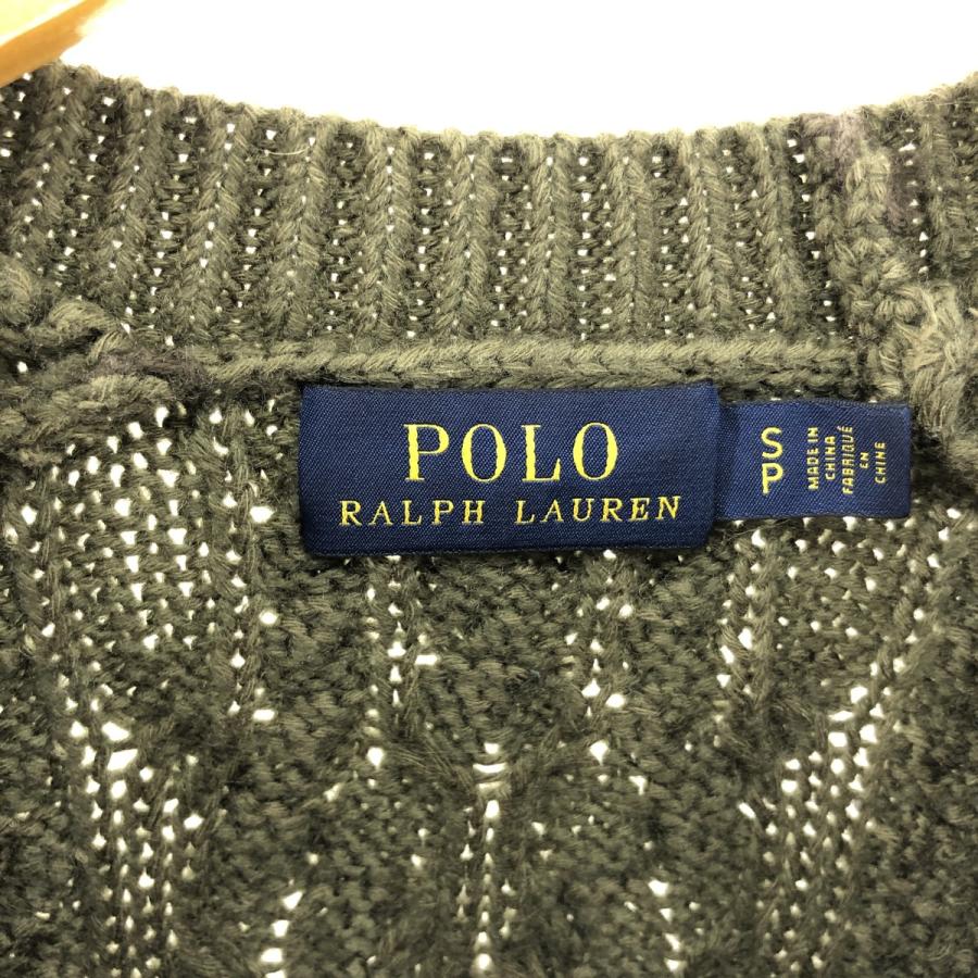 Ralph Lauren - 古着 ラルフローレン Ralph Lauren POLO RALPH LAUREN ケーブル編み コットンニットセーター メンズXS相当 /eaa449902 古着 ラルフローレン Ralph Lauren POLO RALPH LAUREN ケーブル編み