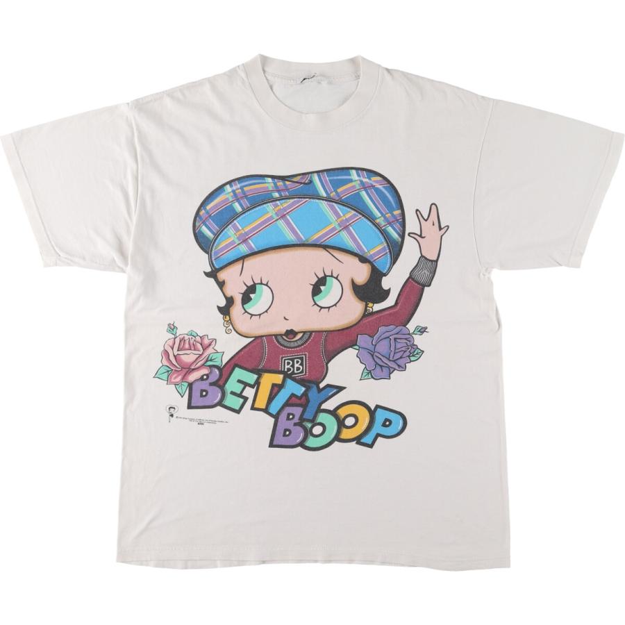 古着 90年代 BETTY BOOP ベティブープ 大判プリント キャラクター