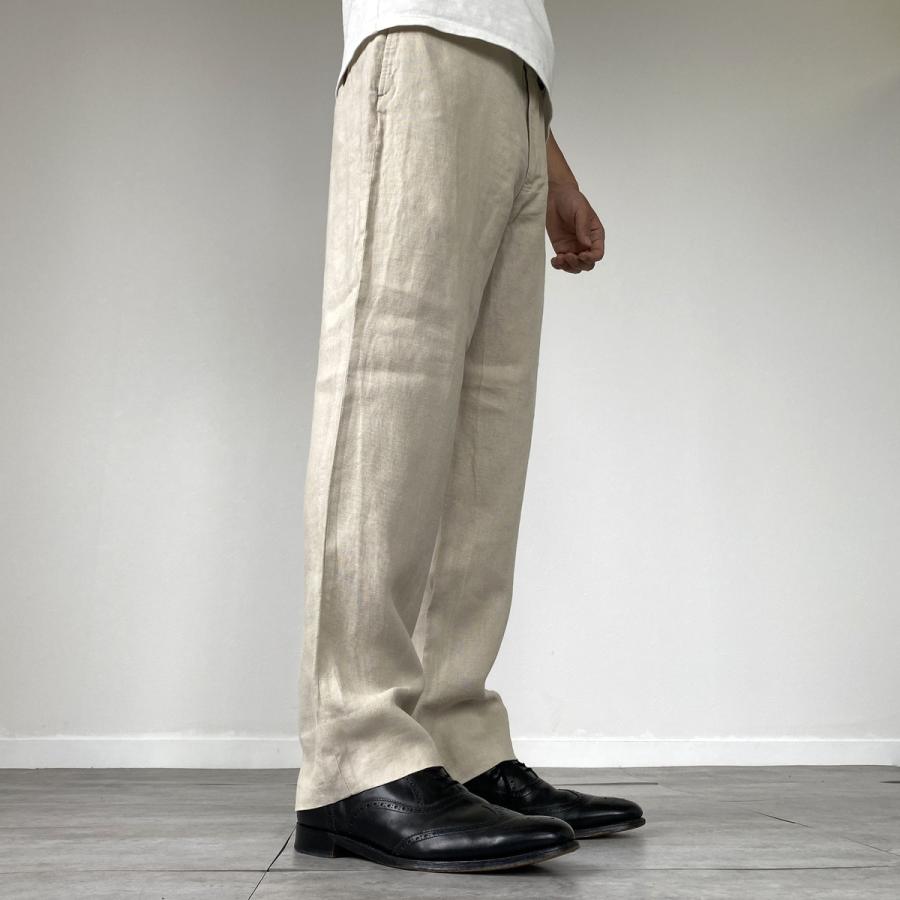 ブルックスブラザーズ Brooks Brothers リネン スラックス パンツ BROOKS BROTHERS 古着 ブルックスブラザーズ Brooks Brothers