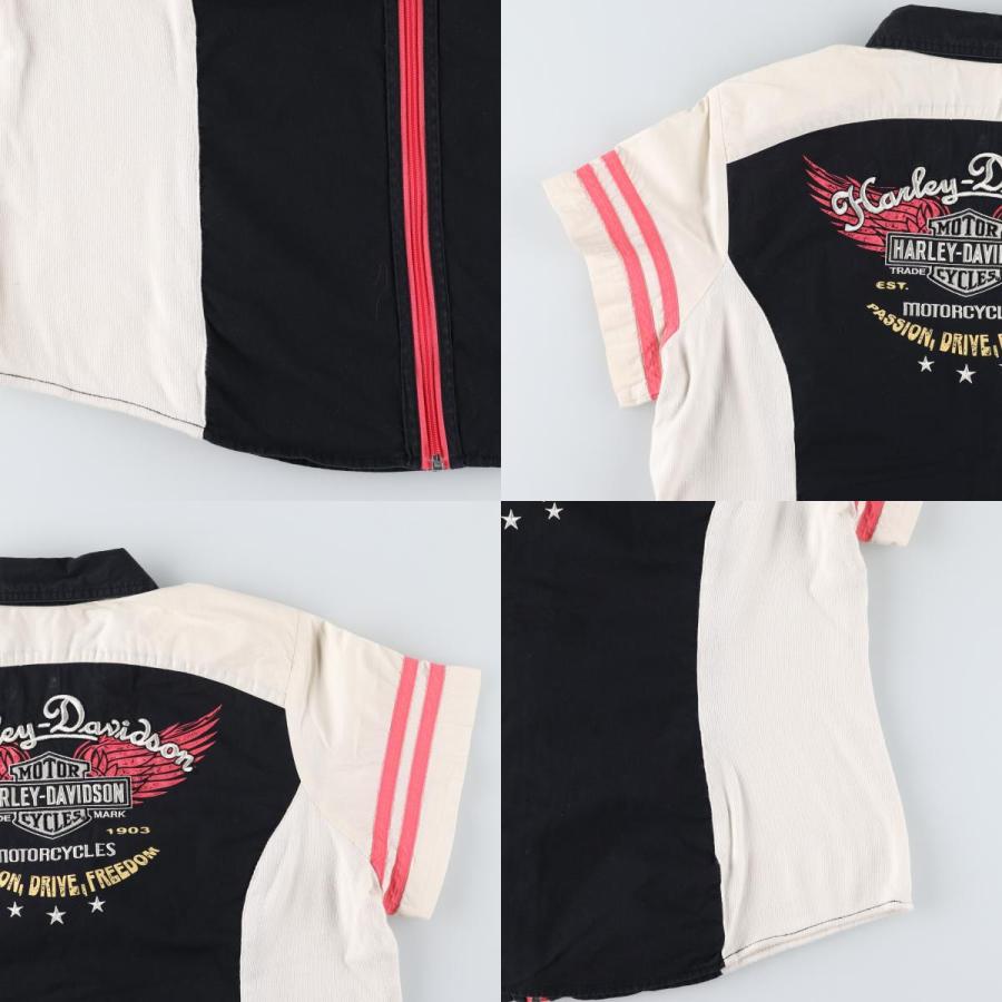 古着 ハーレーダビッドソン Harley-Davidson フルジップ 半袖 コットンシャツ レディースXL相当 /eaa452024 【SS2506_30】 楽天市場】古着 ハーレーダビッドソン Harley-Davidson
