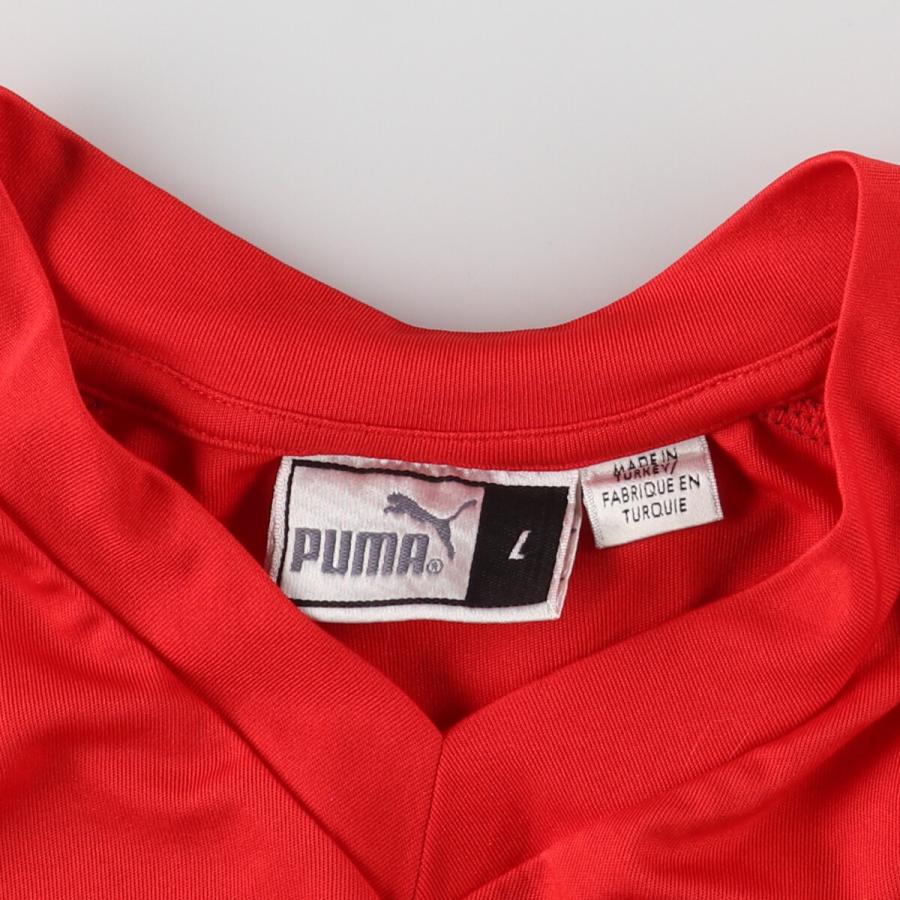 PUMA 古着 プーマ チェコ代表 Vネック サッカーユニフォーム