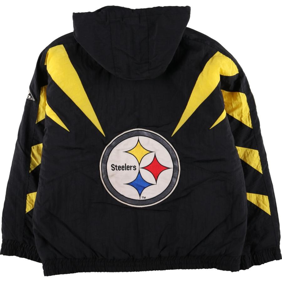 90s PRO PLAYER Steelers ナイロンジャケット 中綿 NFL 90年代 90s Pittsburgh Steelers T-shirt | steez スポーツ古着
