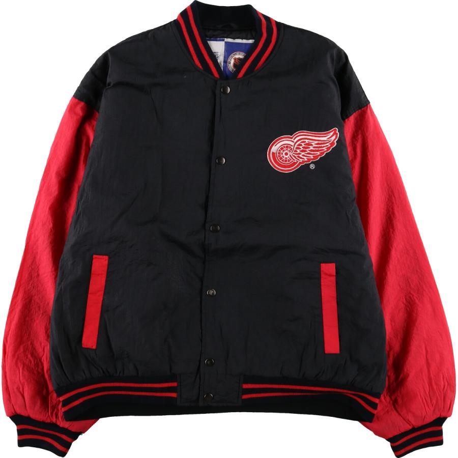 古着 90年代 COMPETITOR NHL デトロイトレッドウィングス ナイロン  